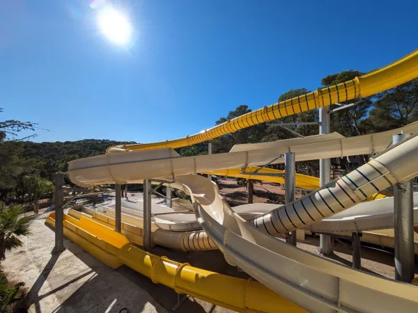 Spectacular slides at Roan camping Internacional de Calonge.