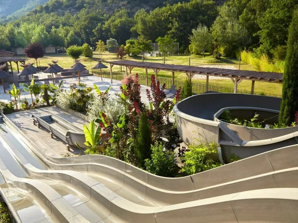 Water slides at Roan camping Verdon Parc.