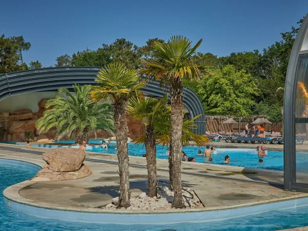 Lazy river at Roan camping La Pinède.