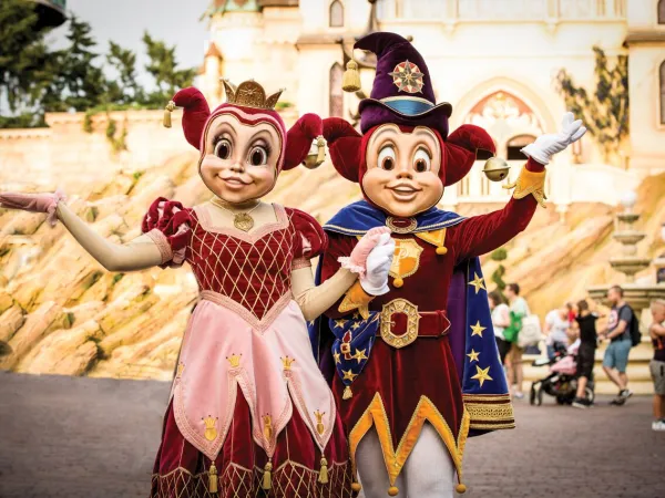 Pardoes and Pardijn in the Efteling at Marvilla Parks Kaatsheuvel.