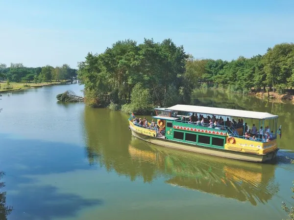 Safari boat at the Beekse Bergen.