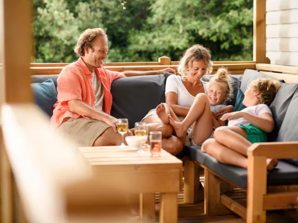 Family enjoys stay at Roan camping La Clairière.