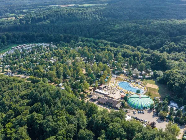 Overview Roan camping hu Birkelt village.