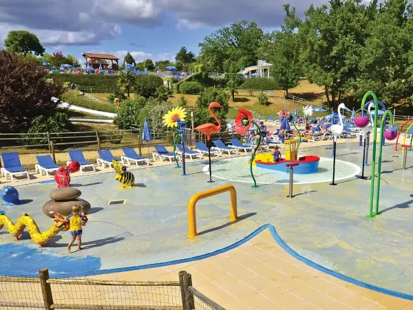 The water park at Roan camping Saint Avit Loisirs