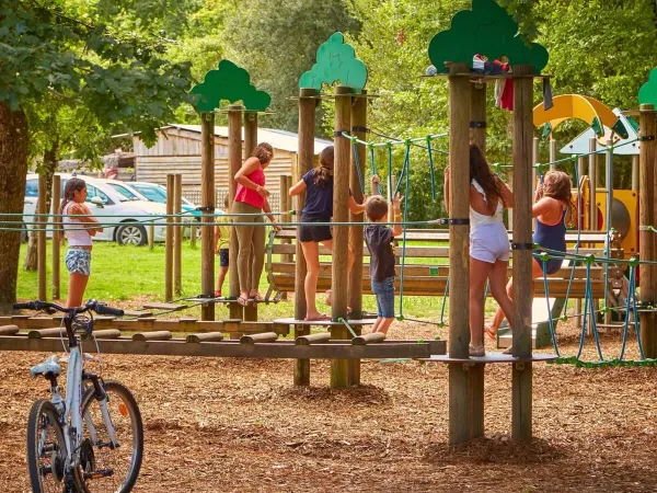 Children's playground at Roan camping Mayotte Vacances.