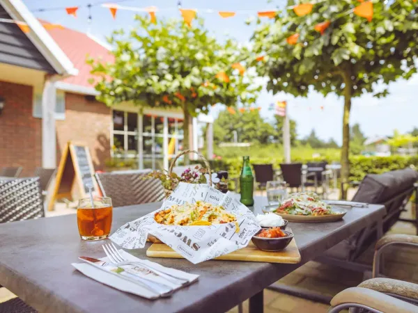 Delicious food at Roan camping 't Veld.