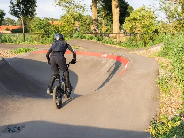 Pumptrack track at Roan campsite De Twee Bruggen.