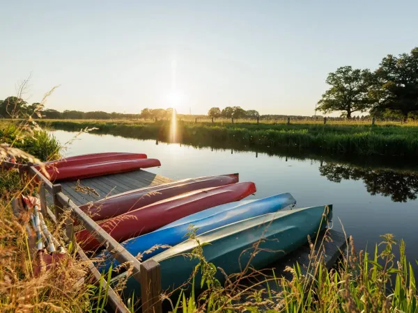 Canoe rental at Roan camping De Twee Bruggen.