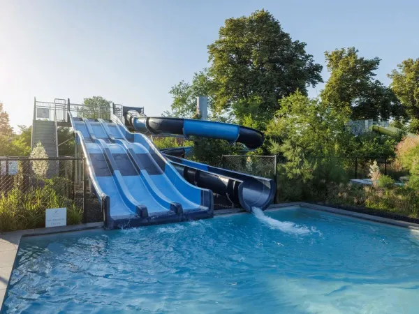 Quick water slides at Roan campsite De Twee Bruggen.