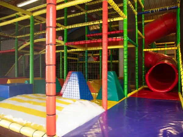 Indoor playground at Roan camping de Galaure.