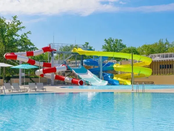 New slides at Roan campsite Bijela Uvala.