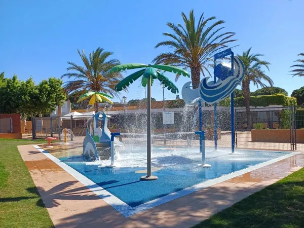 New spray park at Roan camping Platja Brava.