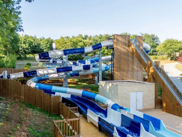 The new slides since 2025 at Roan campsite Saint Avit Loisirs.