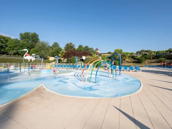 Spraypark at Roan campsite Saint Avit Loisirs.
