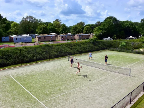 Play tennis or football at Roan camping de Twee Bruggen.
