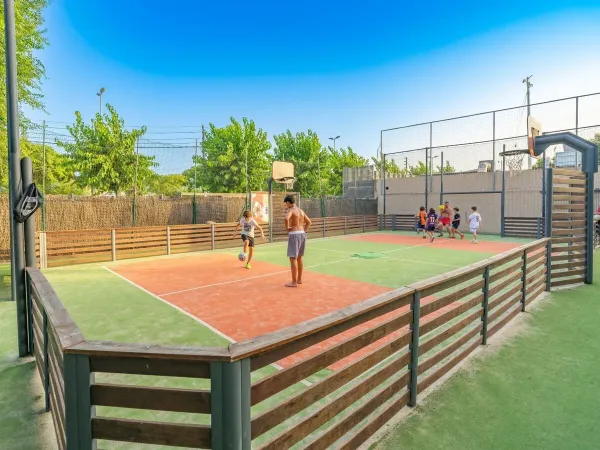 Soccer field at Roan campin gCaballo de Mar.