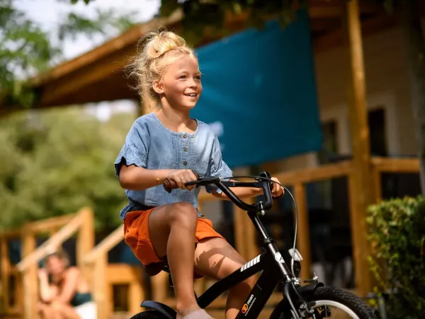Free children's bikes for up to 6 years at Roan campsite Le Petit Mousse.