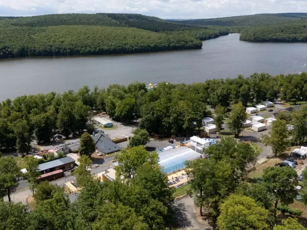 Overview of Roan camping Le Lac des Vieilles Forges.