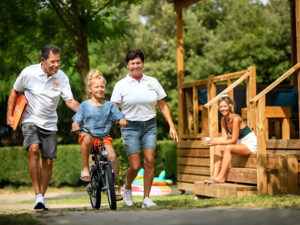 Free children's bikes for up to 6 years at Roan campsite Le Lac des Vieilles Forges.