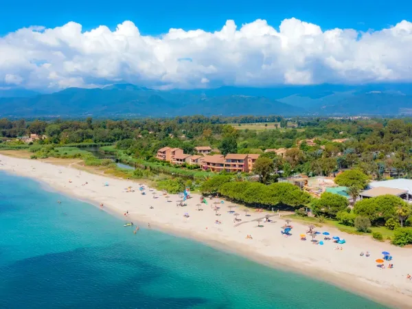 The Roan campsite Arinella Bianca is located on a beautiful sandy beach.