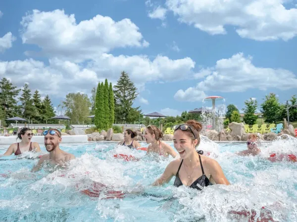 Aqua gym at Roan camping Domaine des Bans.