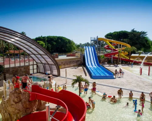 The slides at Roan camping La sirène.