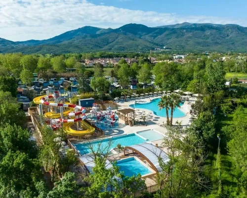 Swimming park of Roan camping La Chapelle.