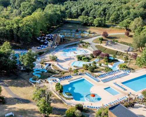 New slide and racer slide at Roan campsite Saint Avit Loisirs.