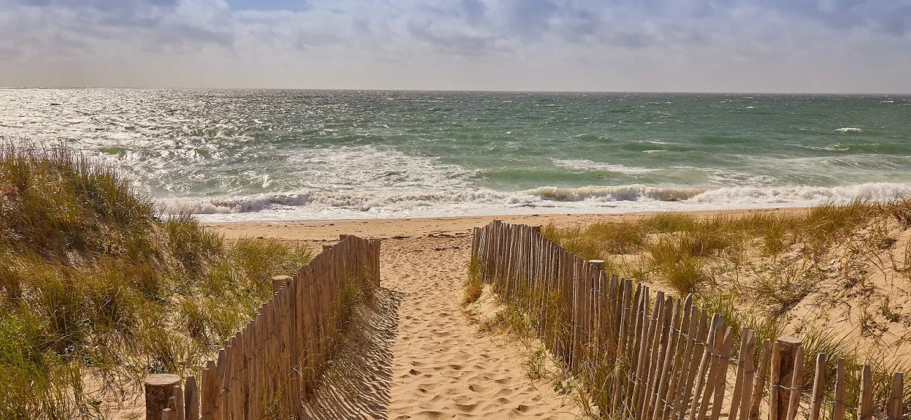 Campsites on the French west coast