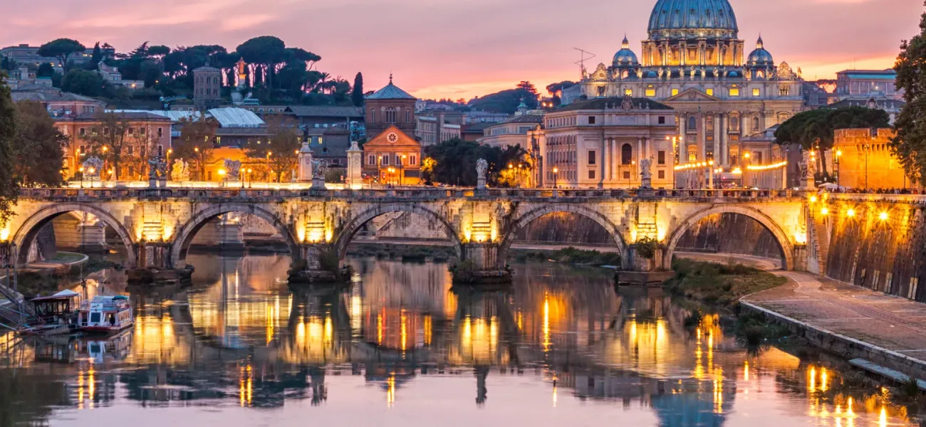 St Peter's Rome night vision.