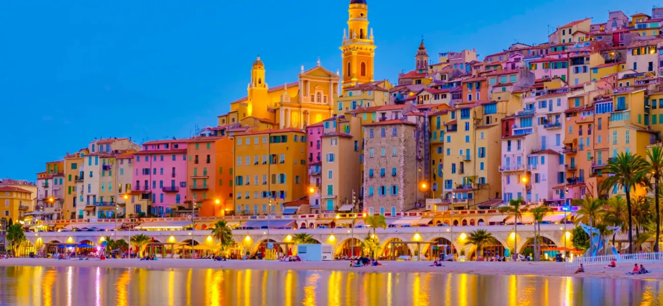 City in Cote d'Azur.