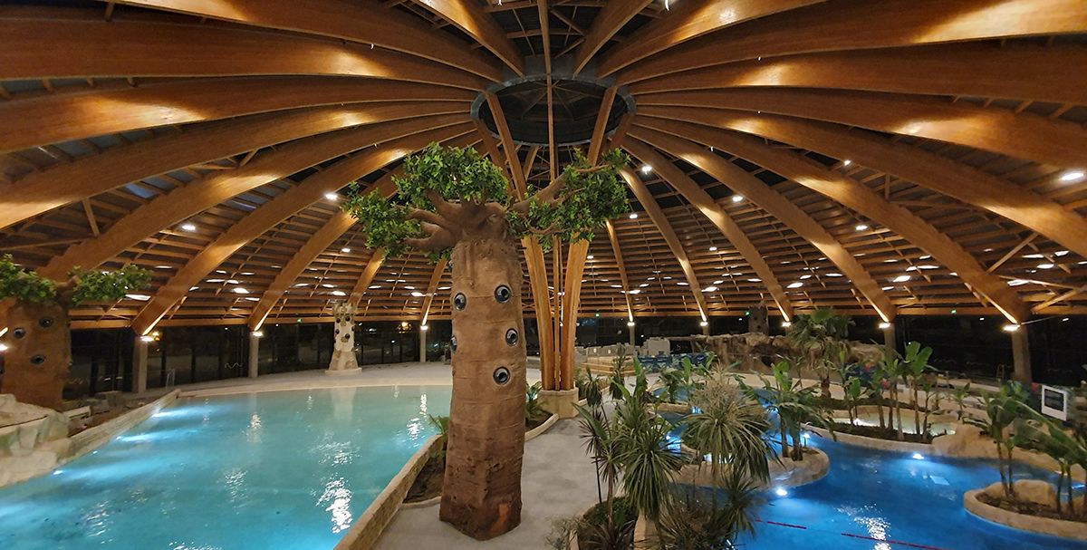 Camping Domaine des Ormes Luxury mobile homes & tents Roan