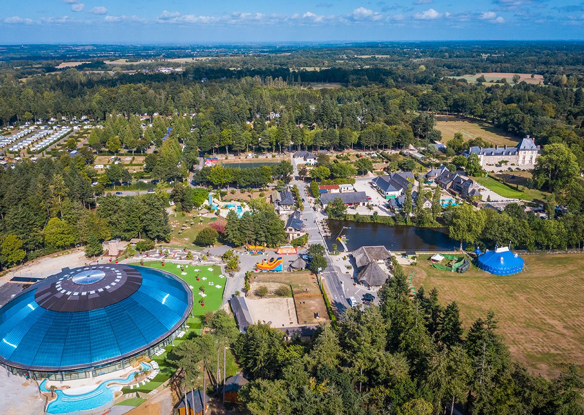 Camping Domaine des Ormes Luxury mobile homes tents Roan