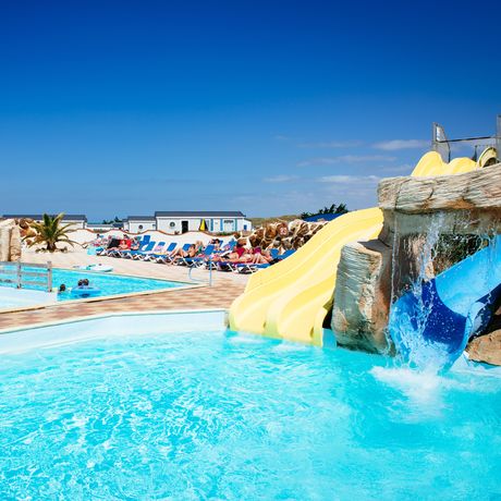 Camping at a small campsite