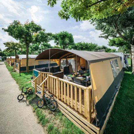 Luxury camping in Italy