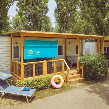 Free air-conditioning and luxury wooden decking