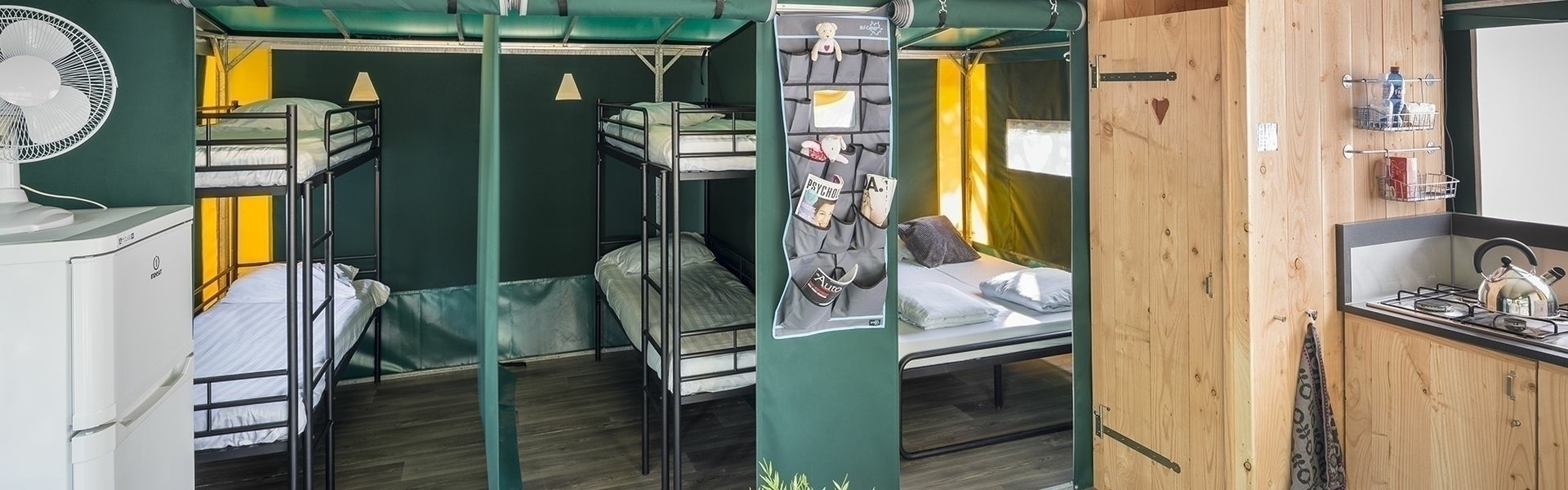 Lodge tents in France